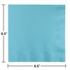 Touch Of Color 6.5" x 6.5" Pastel Blue Napkins 600 PK 139179135
